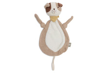 Speendoekje Mick hondje van Jollein in beige en wit, zachte speenknuffel voor baby als knuffeldoekje.