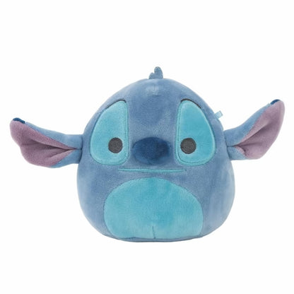 Squishmallows 36 cm Disney Stitch knuffel in blauw met paarse details, perfect zacht speelgoed voor kinderen en peuters.