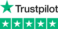 5 van 5 sterren Sproutz website door Trustpilot beoordelingen in het zwart.