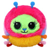 Ty Beanie Bouncers knuffel Stuiterbal - Crystal Catapiller, kleurrijke knuffel rups van pluche speelgoed voor kinderen.