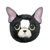Ty Beanie Bouncers knuffel Stuiterbal - Doodle Chihuahua in zwart-wit pluche, zacht sensorisch speelgoed voor kinderen.
