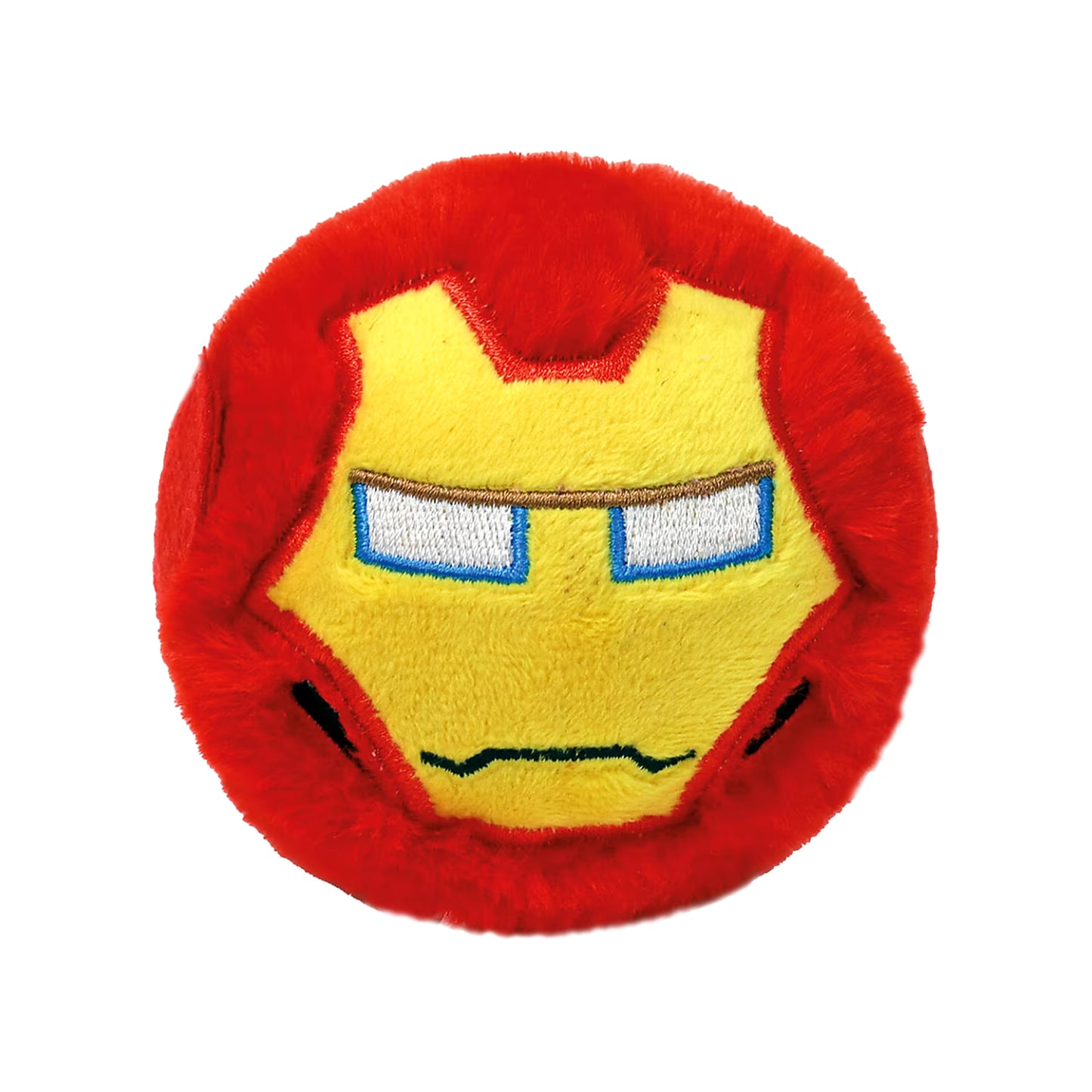 Ty Beanie Bouncers - Marvel Iron Man knuffel stuiterbal in rood en geel pluche, ideaal sensorisch speelgoed voor kinderen.