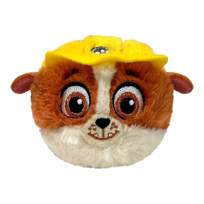 Ty Beanie Bouncers - PAW patrol Rubble knuffel stuiterbal van zacht pluche speelgoed, ideaal sensorisch cadeau voor kinderen.