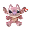 Ty Disney Stitch Angel Knuffel 15cm in roze pluche, zachte TY Knuffel ideaal cadeau voor kinderen en fans.