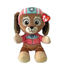 Ty PAW Patrol Liberty Knuffel 15cm pluche speelgoed in roze outfit, schattig knuffeldier voor kinderen cadeau.