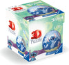 Zijkant van de doos van de 3D Puzzle-Ball Disney Stitch met vrolijke illustraties en productinformatie, geschikt voor kinderen vanaf 6 jaar.